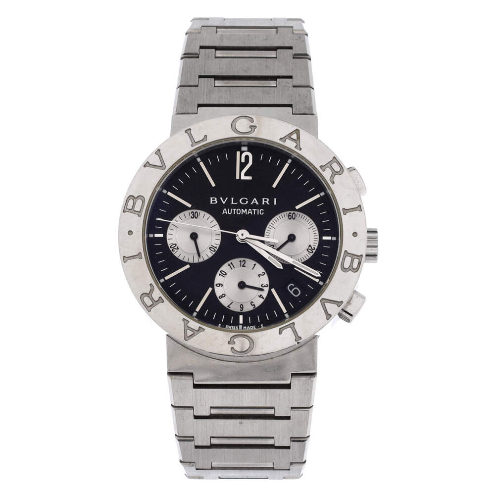 Bvlgari 38 Bvlgari Bvlgari Chronograph Automatic Watch Stainless Steel